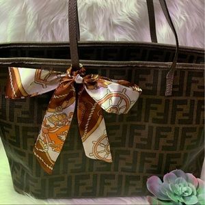 Fendi medium Zucca Roll Tote